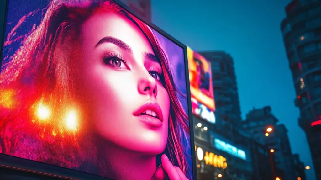 Reklama LED na telebimach