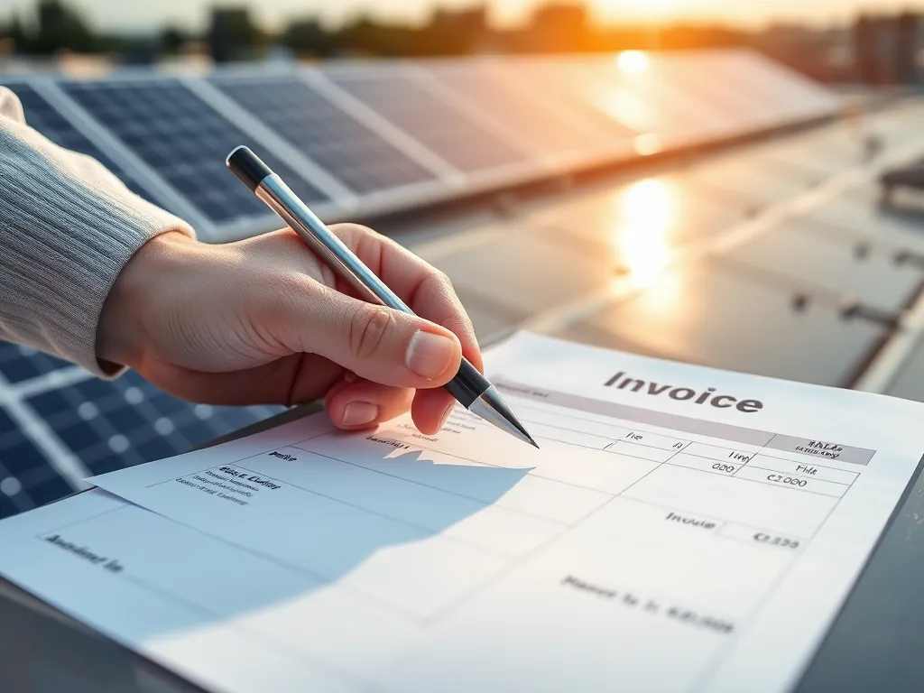 Jak wystawić fakturę za sprzedaż energii z fotowoltaiki?