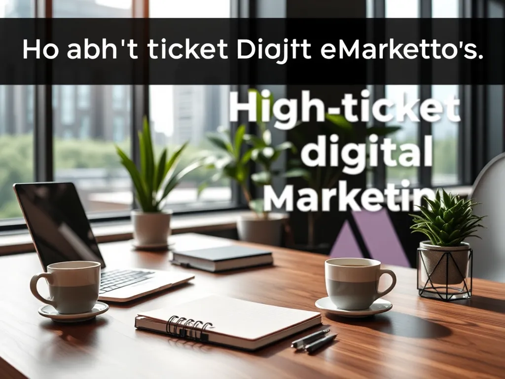 High ticket digital marketing – co to?
