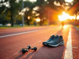 Szklany model ludzkiego mózgu z podświetlonymi połączeniami nerwowymi na biurku, symbolizujący proces treningu pamięci.
